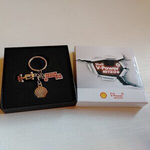 Rare Shell V-Power Nitro Keychain NIB